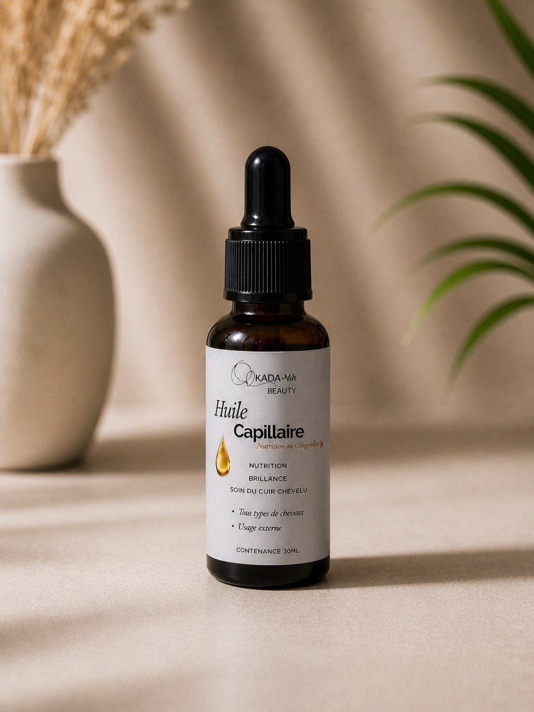 Huile Capillaire Nutritive au Gingembre