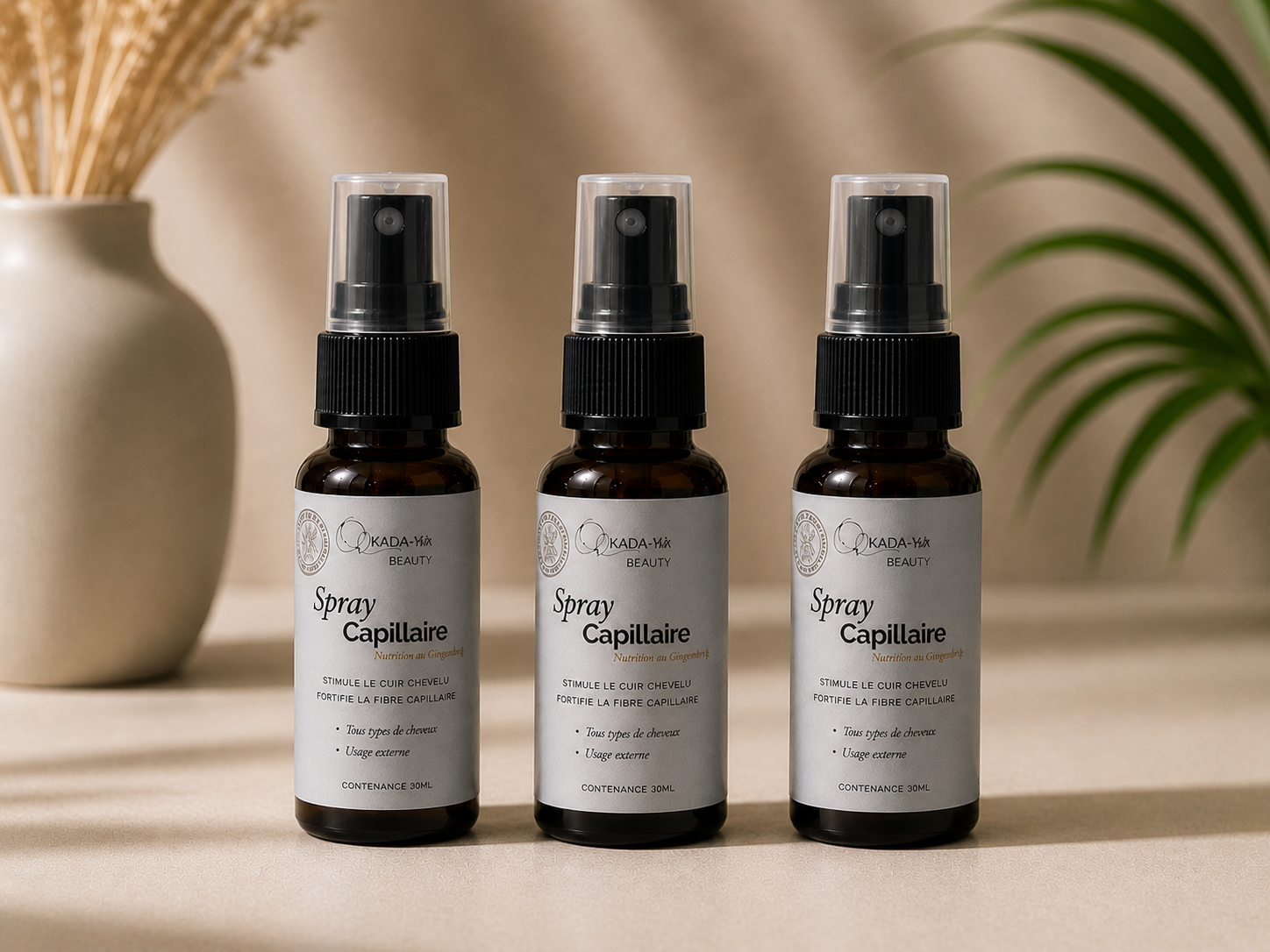 3 Mois – Spray Capillaire au Gingembre